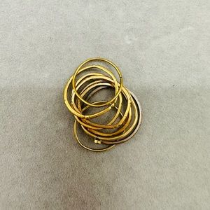 gold stacking rings